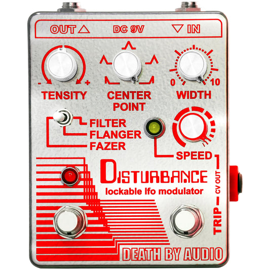 Death By Audio DISTURBANCE Pedal | Phaser & Flanger Pedal - DeathCloud Pedals