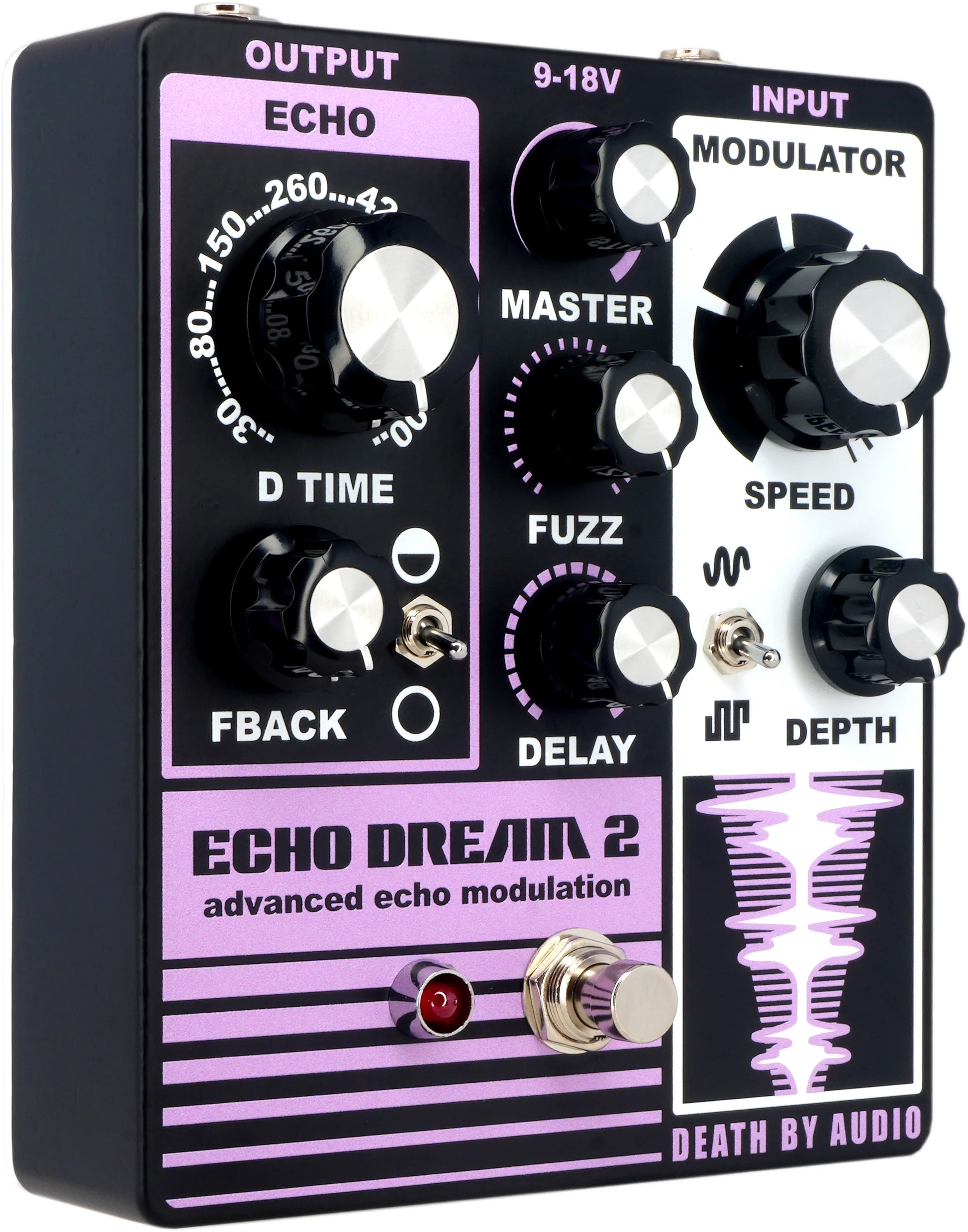 Death By Audio ECHO DREAM 2 Pedal - DeathCloud Pedals