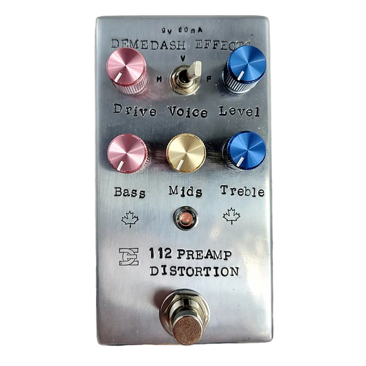 Demedash Effects 112+ Preamp Driver Pedal