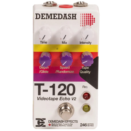 Demedash Effects T-120 Videotape Echo Pedal V2