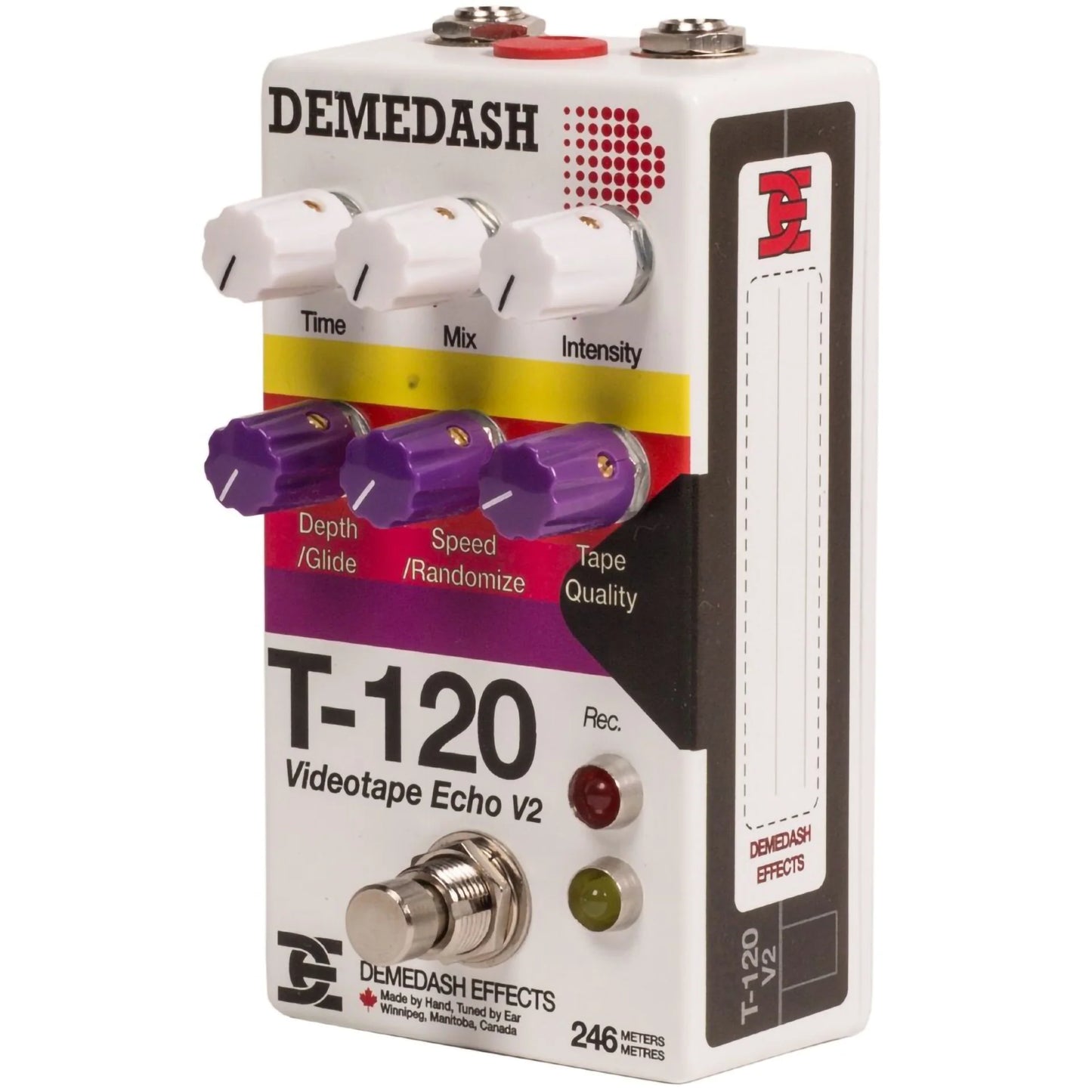 Demedash Effects T-120 Videotape Echo Pedal V2
