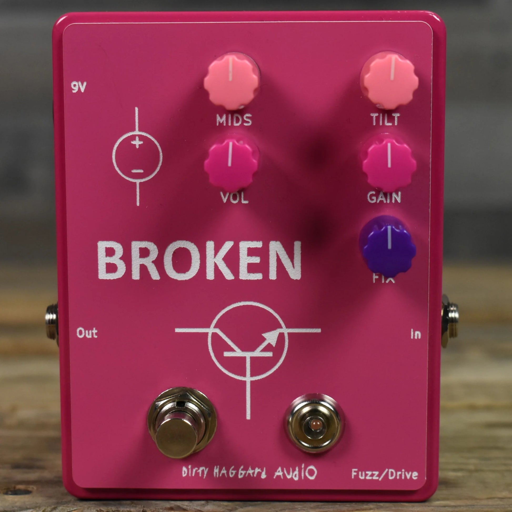 Dirty Haggard Broken Pedal | Pink & Black Available - DeathCloud Pedals