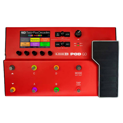 Line 6 POD Go Wireless Pedal | Multi-Effect Floor Processor